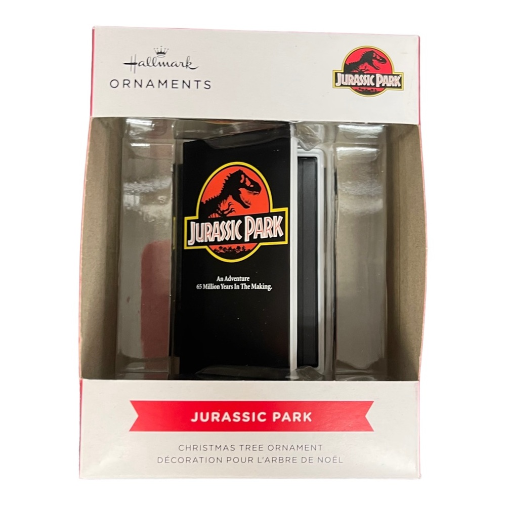 Hallmark Jurassic Park VHS Ornament